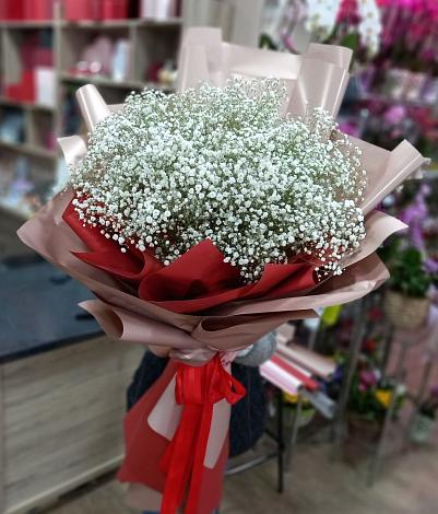 Букет цветов из: Гипсофила в Кизнер
