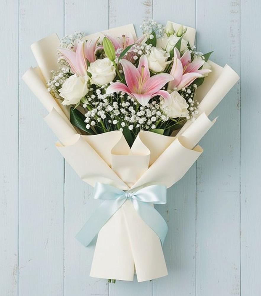 Букет цветов из: Лилии в Кизнер