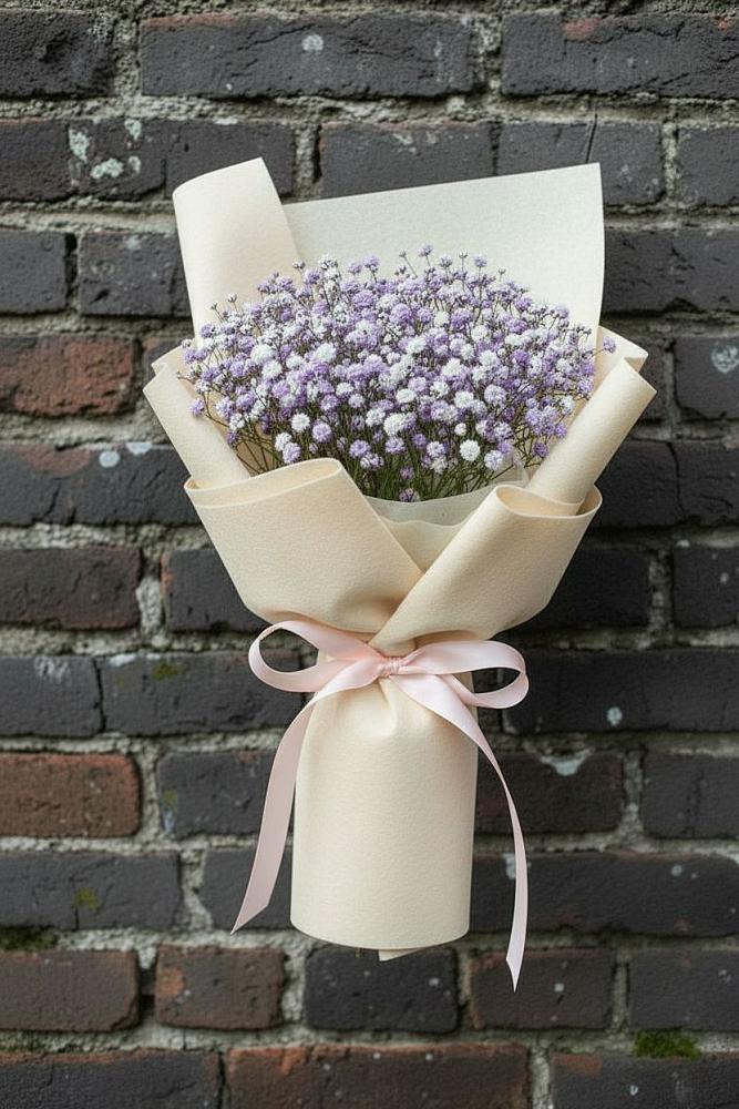 Букет цветов из: Гипсофила в Кизнер