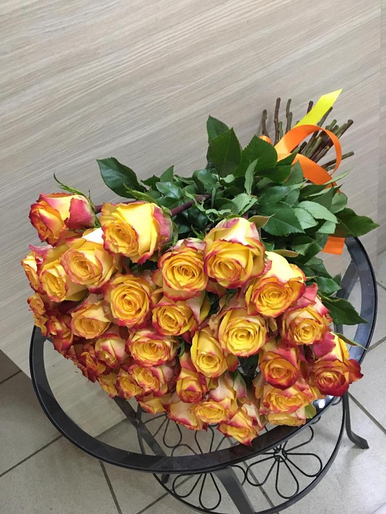 Букет Желтые розы в Кизнер