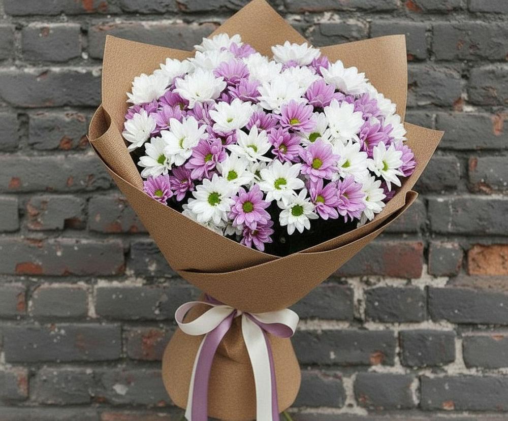 Букет цветов из: Хризантемы в Кизнер